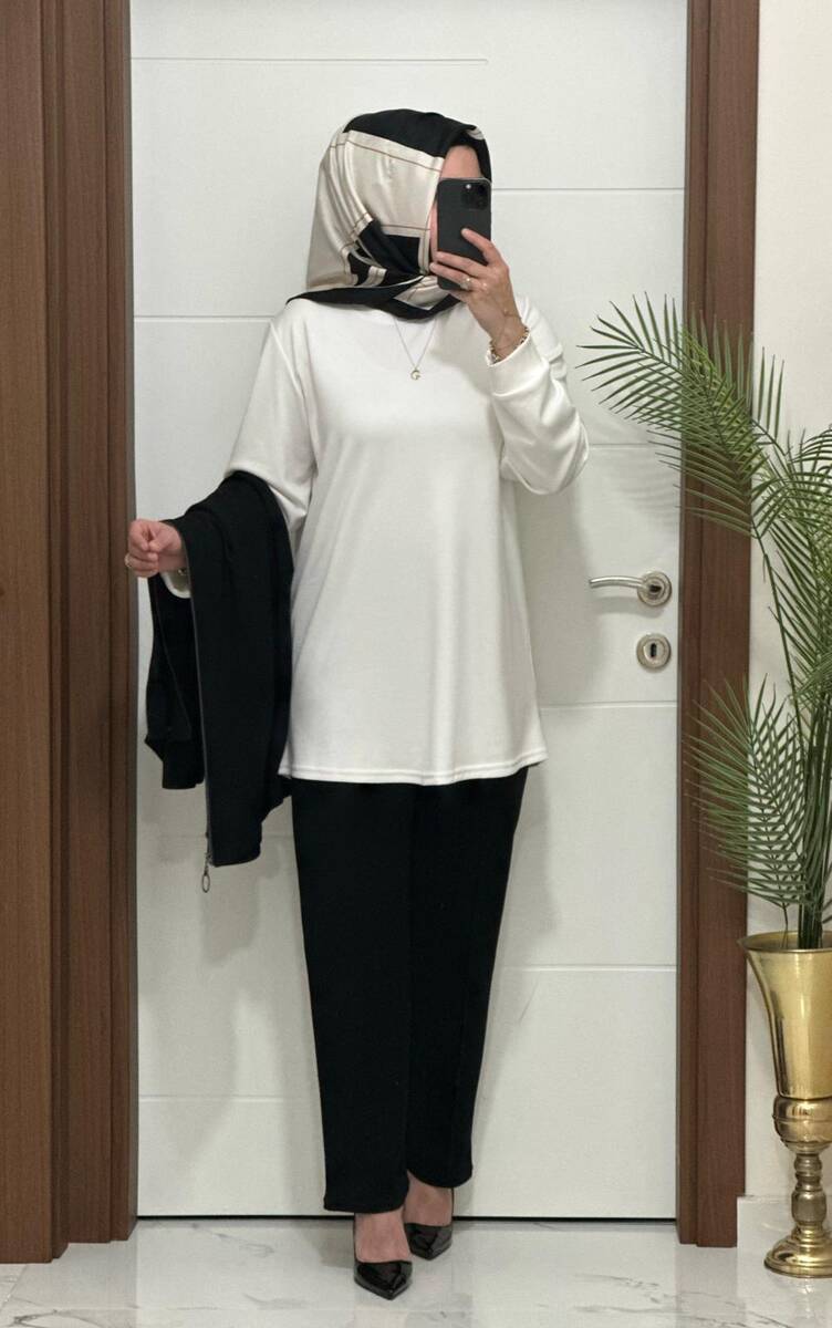 3030 K SİYAH GAMZE ÜÇLÜ TAKIM 