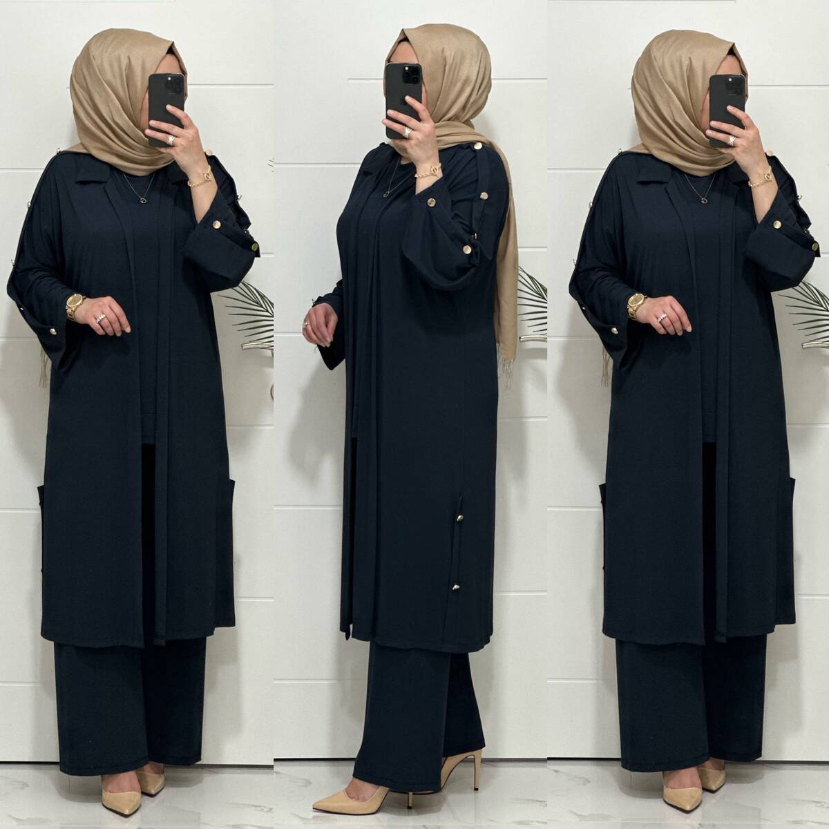 24777 150 ANTRASİT AYÇA TAKIM 