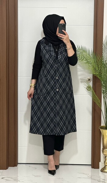 MASAL ABİYEM - 24930 K 80 MAVİ MENDİZ KAZAYAGI YELEK