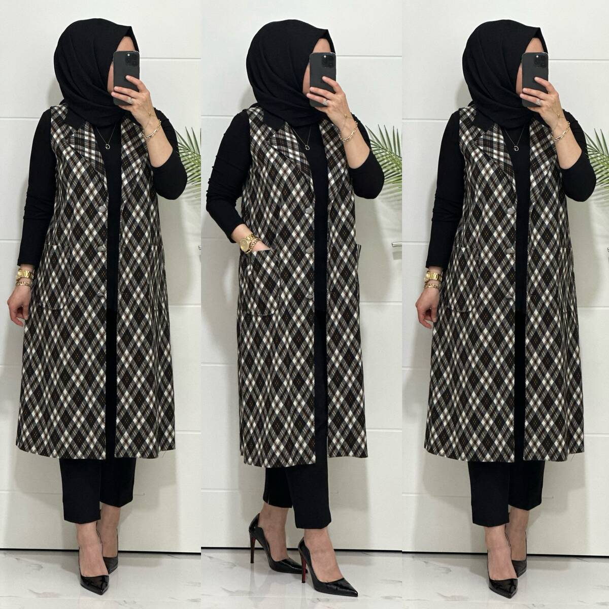 24930 K 80 KAHVE MENDİZ KAZAYAGI YELEK