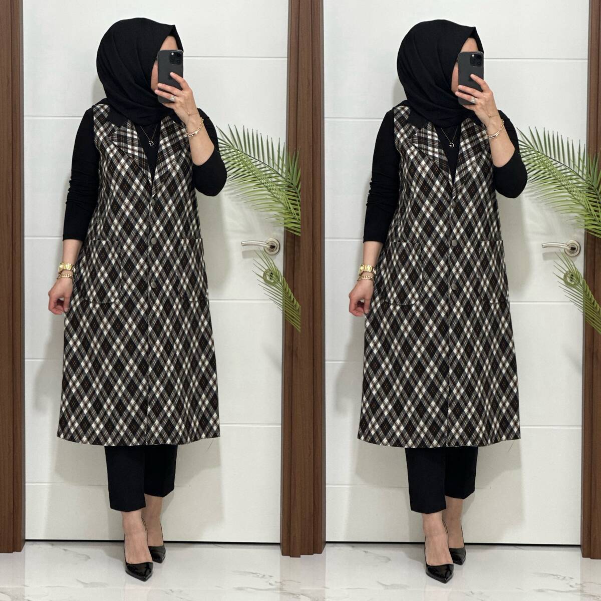 24930 K 80 KAHVE MENDİZ KAZAYAGI YELEK