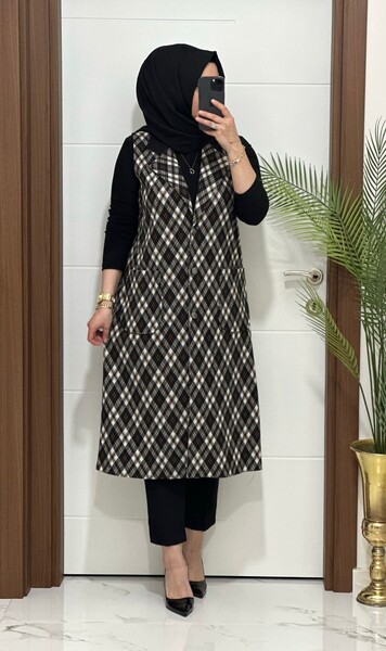 MASAL ABİYEM - 24930 K 80 KAHVE MENDİZ KAZAYAGI YELEK