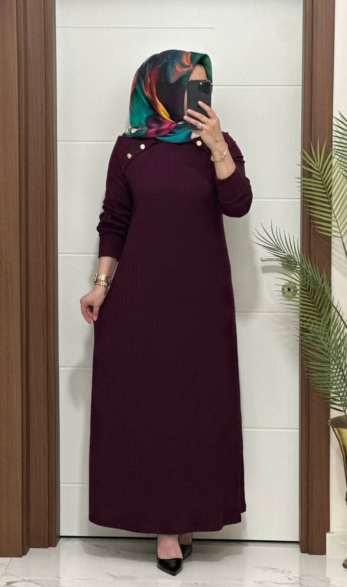 26345 K 175 MÜRDÜM DEMET TRİKO ELBİSE