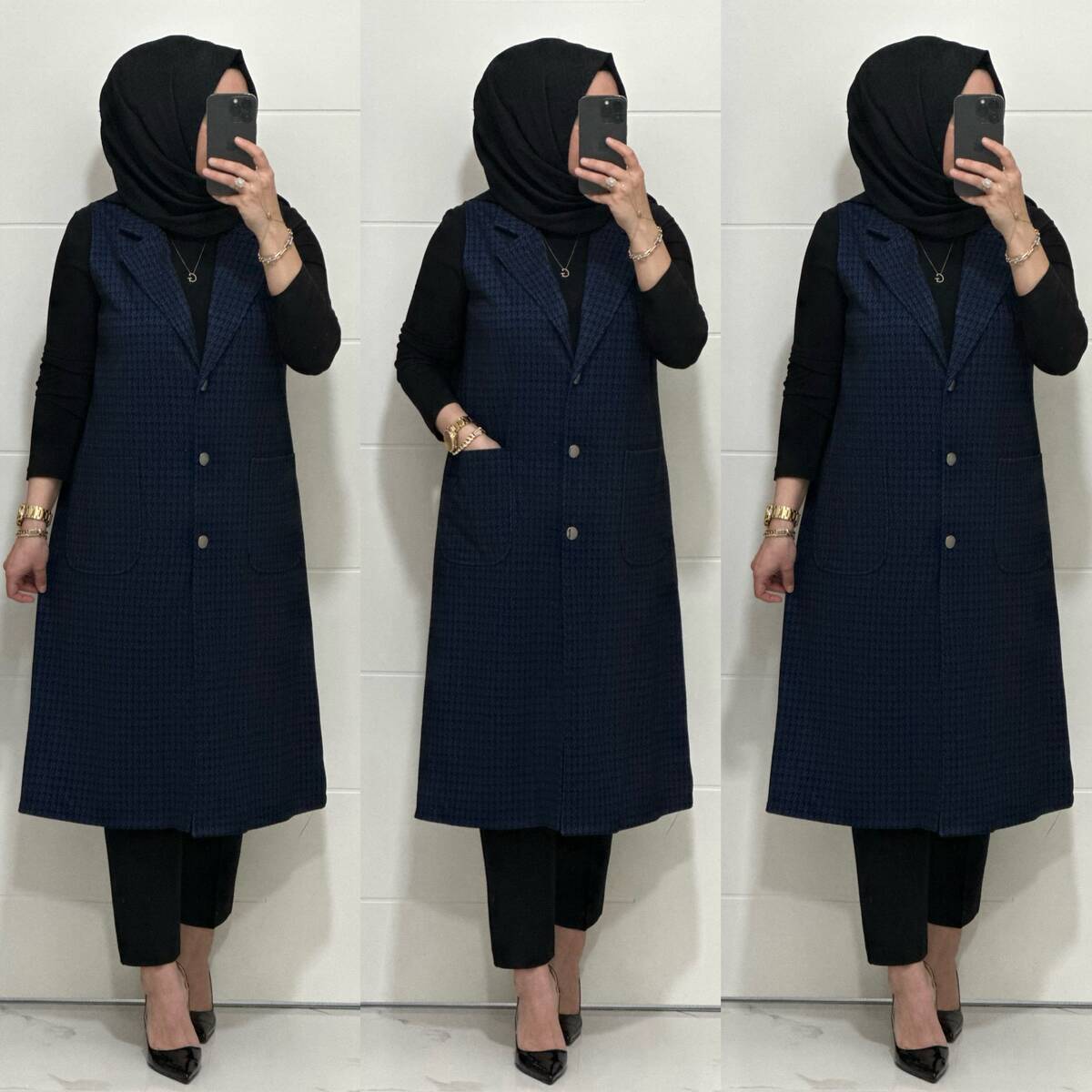 24916 K 80 LACİVERT MENDİZ KAZAYAGI YELEK