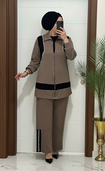 MASAL ABİYEM - 2727 K 150 VİZON TAŞLI MASAL TAKIM