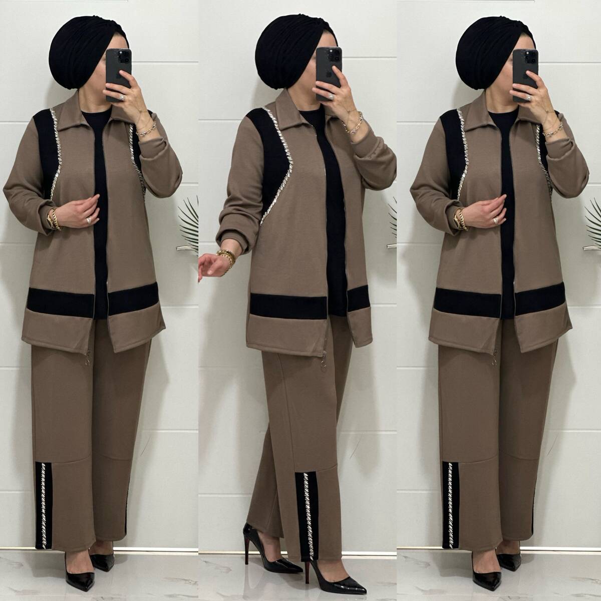 2727 K 150 VİZON TAŞLI MASAL TAKIM