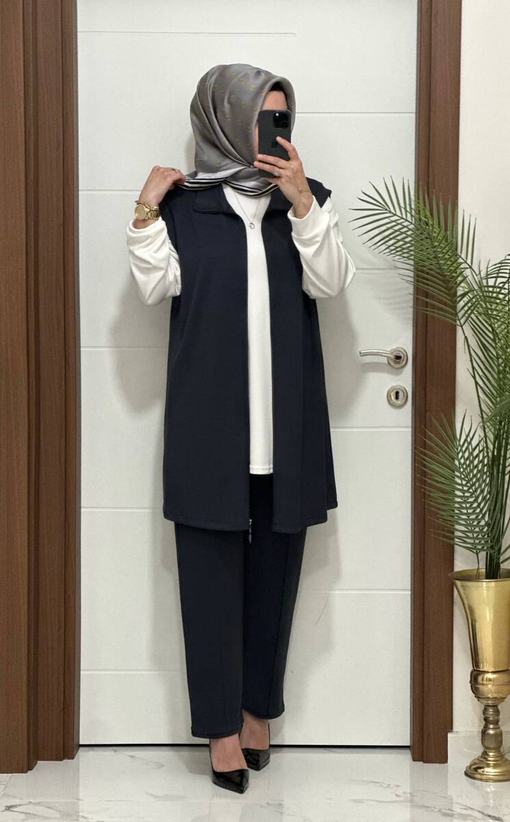 3030 K GRİ GAMZE ÜÇLÜ TAKIM 