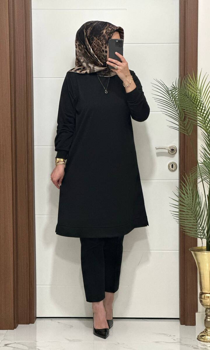 3322 K35 SİYAH EDA TUNİK