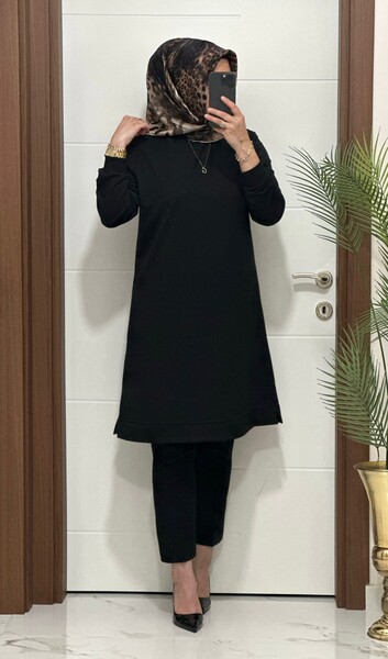 MASAL ABİYEM - 3322 K35 SİYAH EDA TUNİK