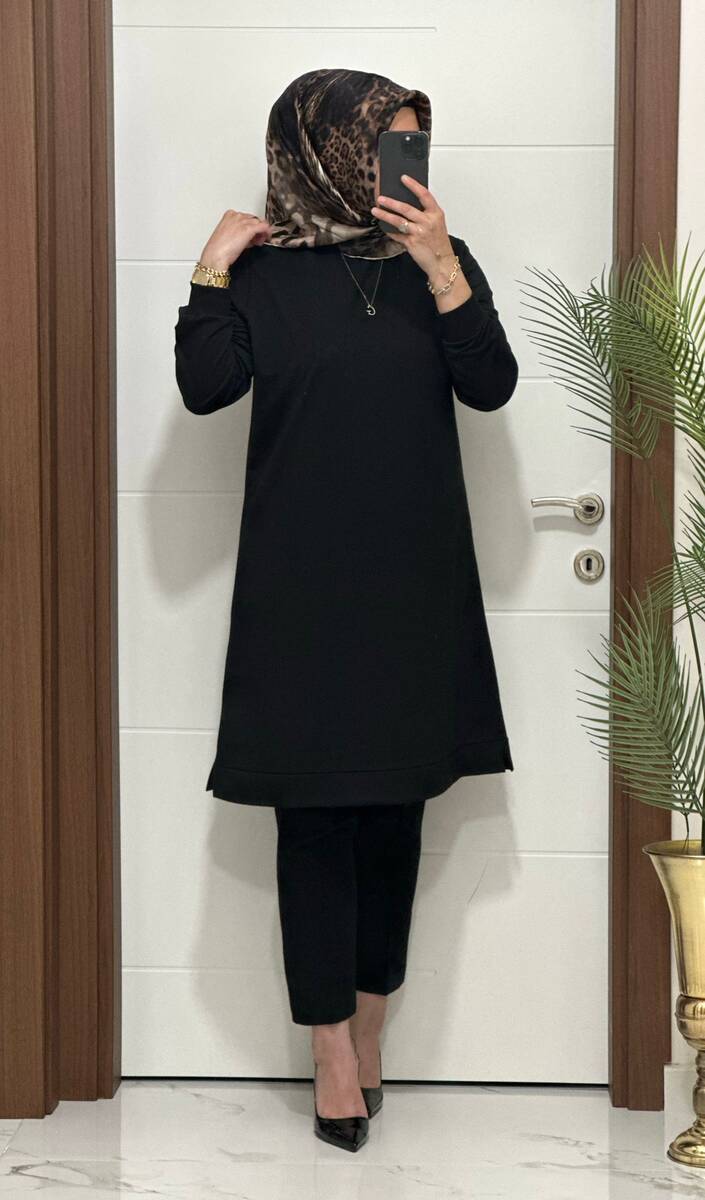 3322 K35 SİYAH EDA TUNİK