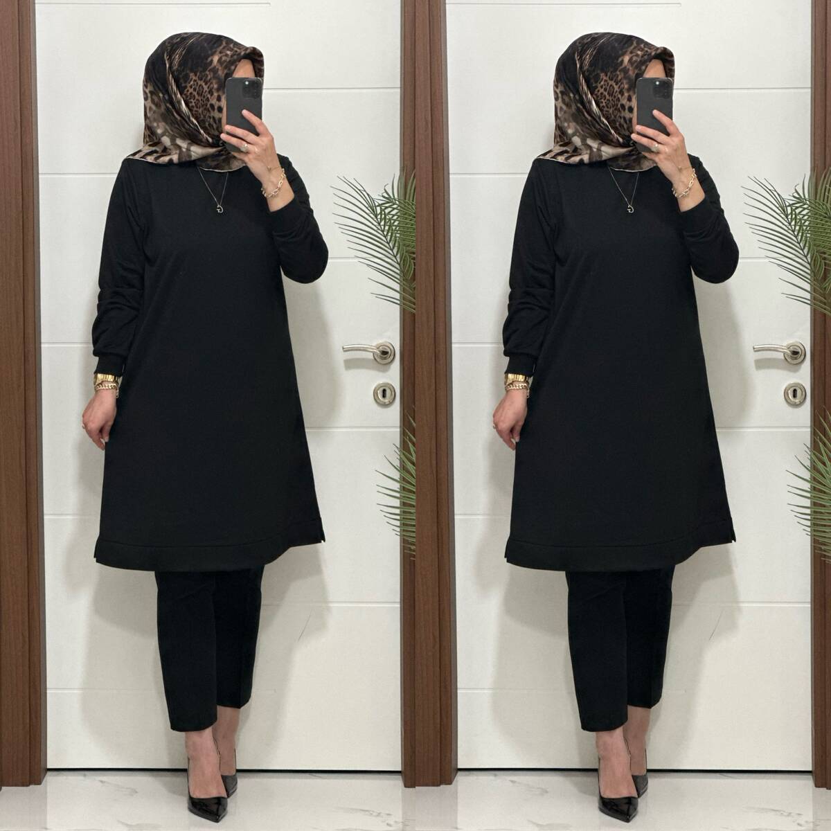 3322 K35 SİYAH EDA TUNİK