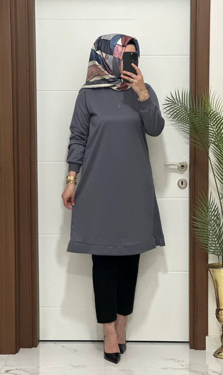 3322 K35 GRİ EDA TUNİK