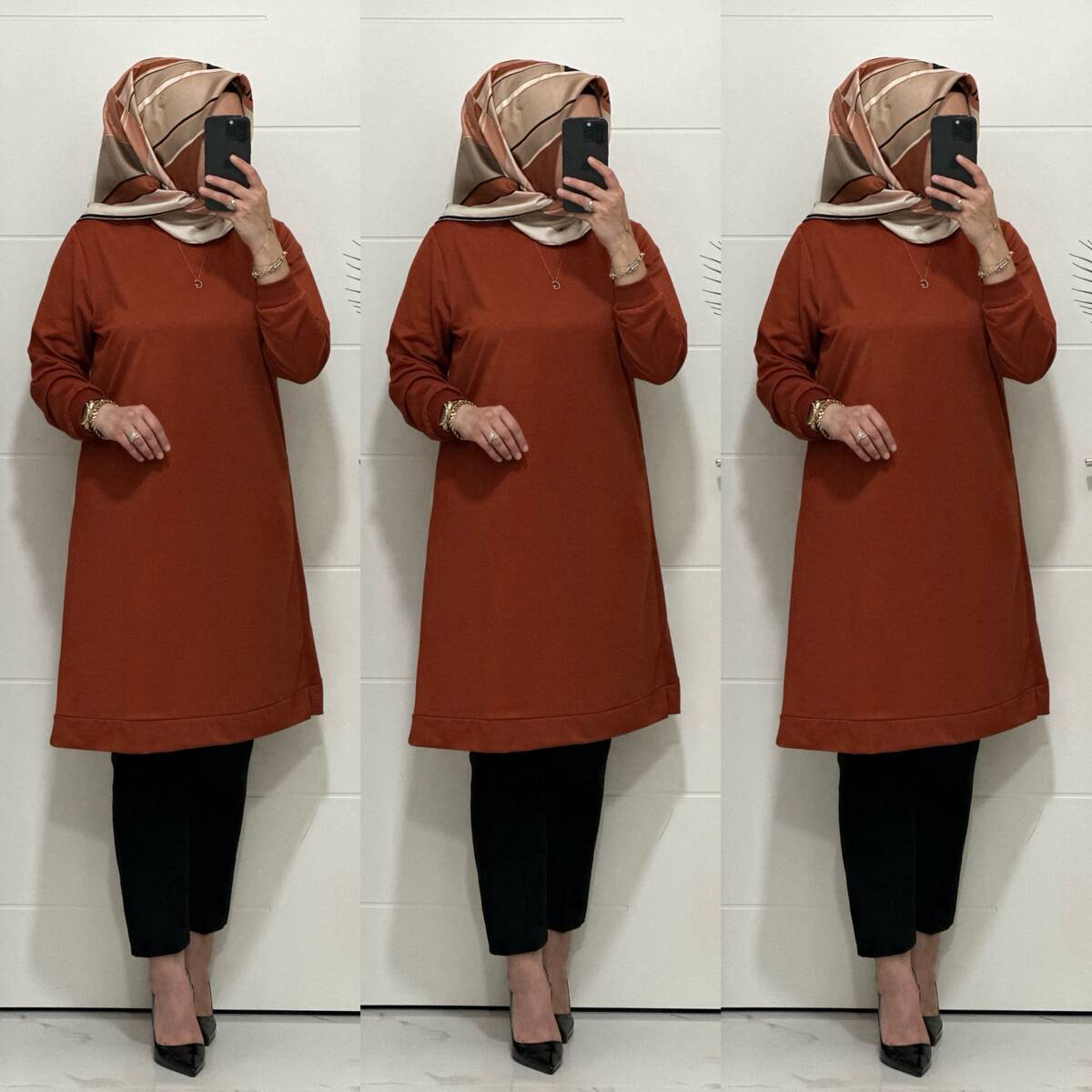 3322 K35 KİREMİT EDA TUNİK