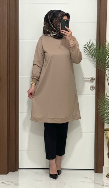 3322 K35 VİZON EDA TUNİK - Thumbnail