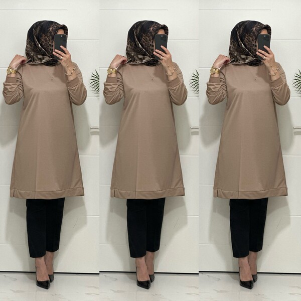 3322 K35 VİZON EDA TUNİK - Thumbnail