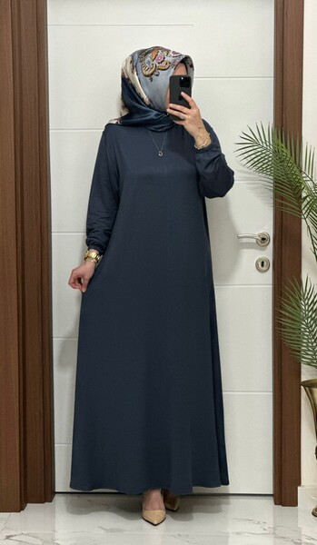 MASAL ABİYEM - 6212 K 75 GRİ İKRA ELBİSE 