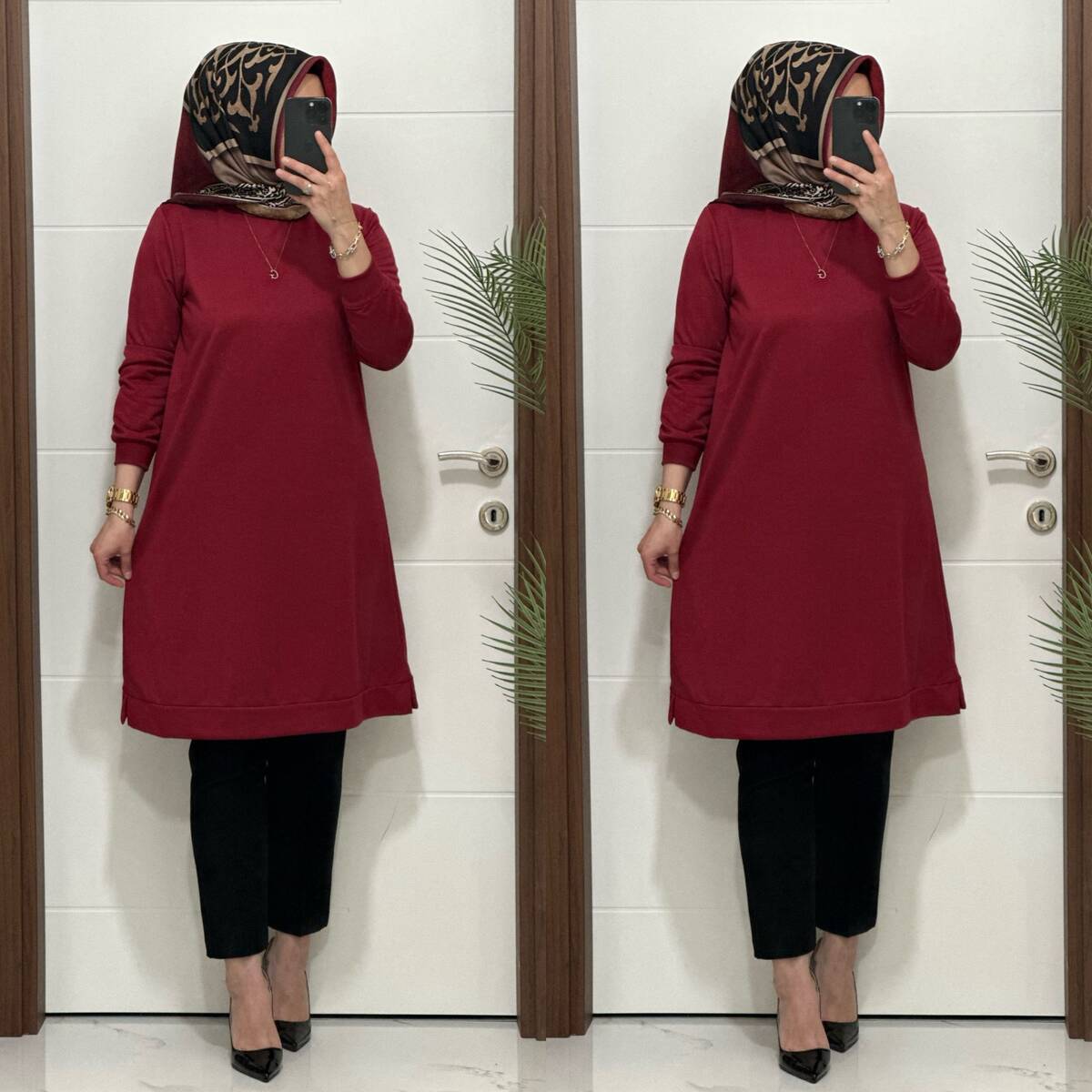 3322 K35 BORDO EDA TUNİK