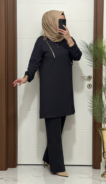 MASAL ABİYEM - 9999 K 125 GRİ FERMUARLI OYSHO TAKIM 