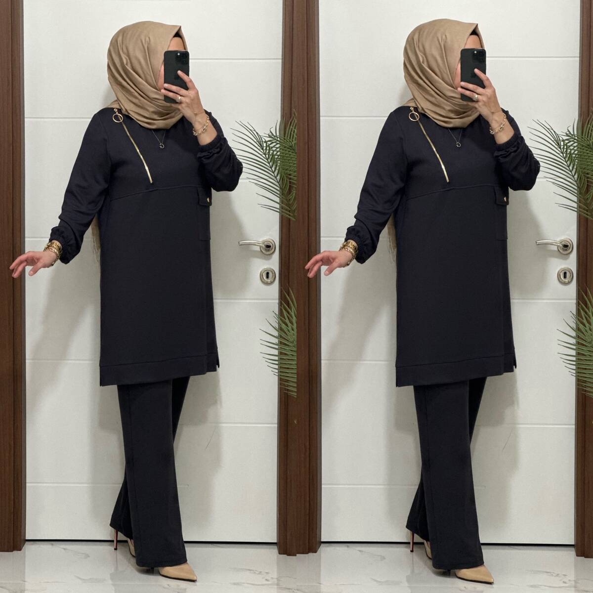 9999 K 125 GRİ FERMUARLI OYSHO TAKIM 