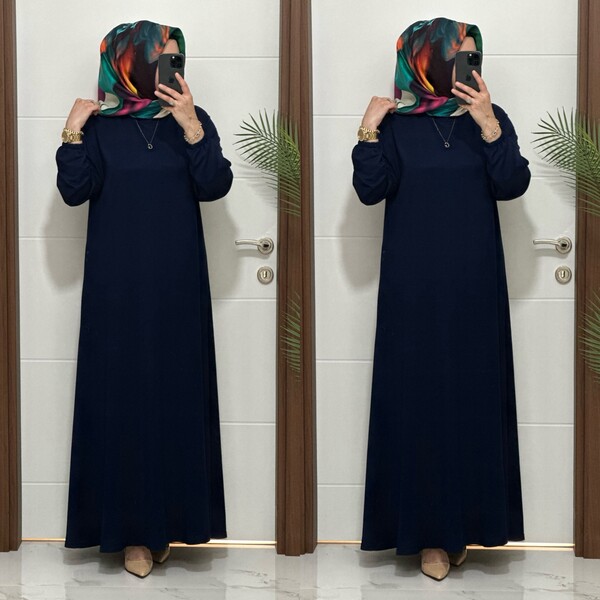 6212 K 75 LACİVER İKRA ELBİSE - Thumbnail