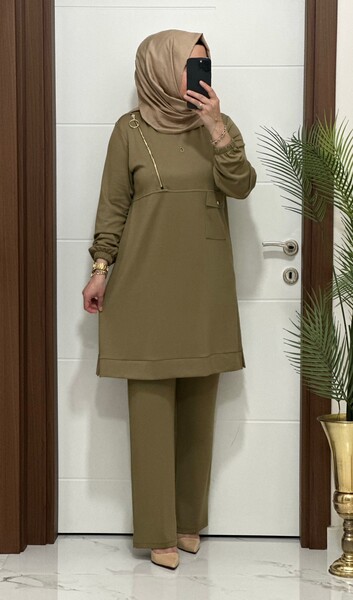 MASAL ABİYEM - 9999 K 125 YEŞİL FERMUARLI OYSHO TAKIM 