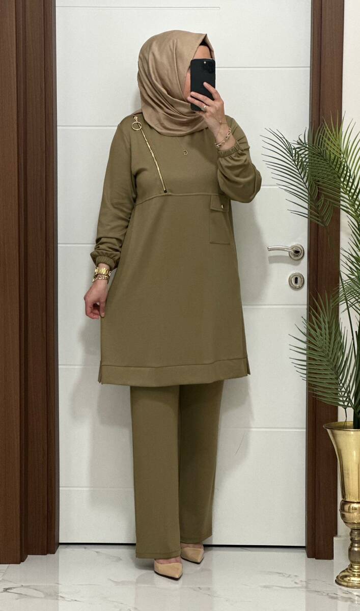 9999 K 125 YEŞİL FERMUARLI OYSHO TAKIM 