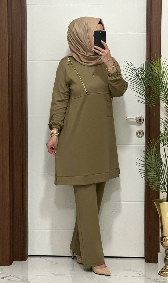 9999 K 125 YEŞİL FERMUARLI OYSHO TAKIM 