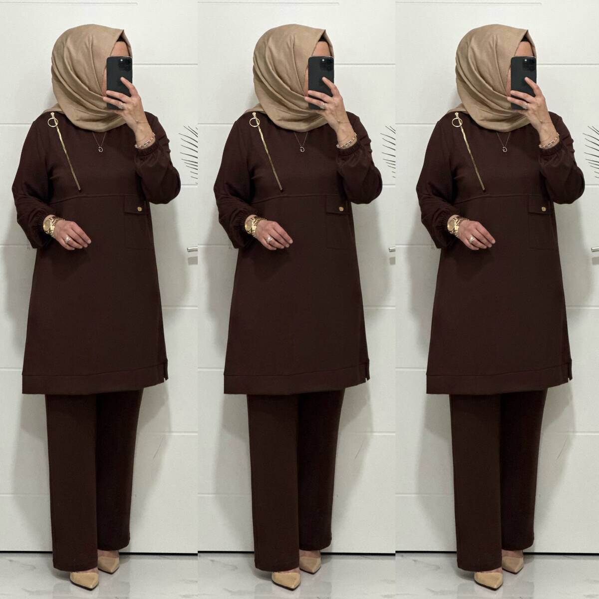 9999 K 125 KAHVE FERMUARLI OYSHO TAKIM 