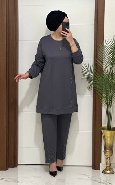 1717 K 150 GRİ İNCİ TAKIM - Thumbnail